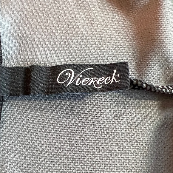 Black and Grey Patterned Boot Cut Palazzo Pants - Picture 2 of 7